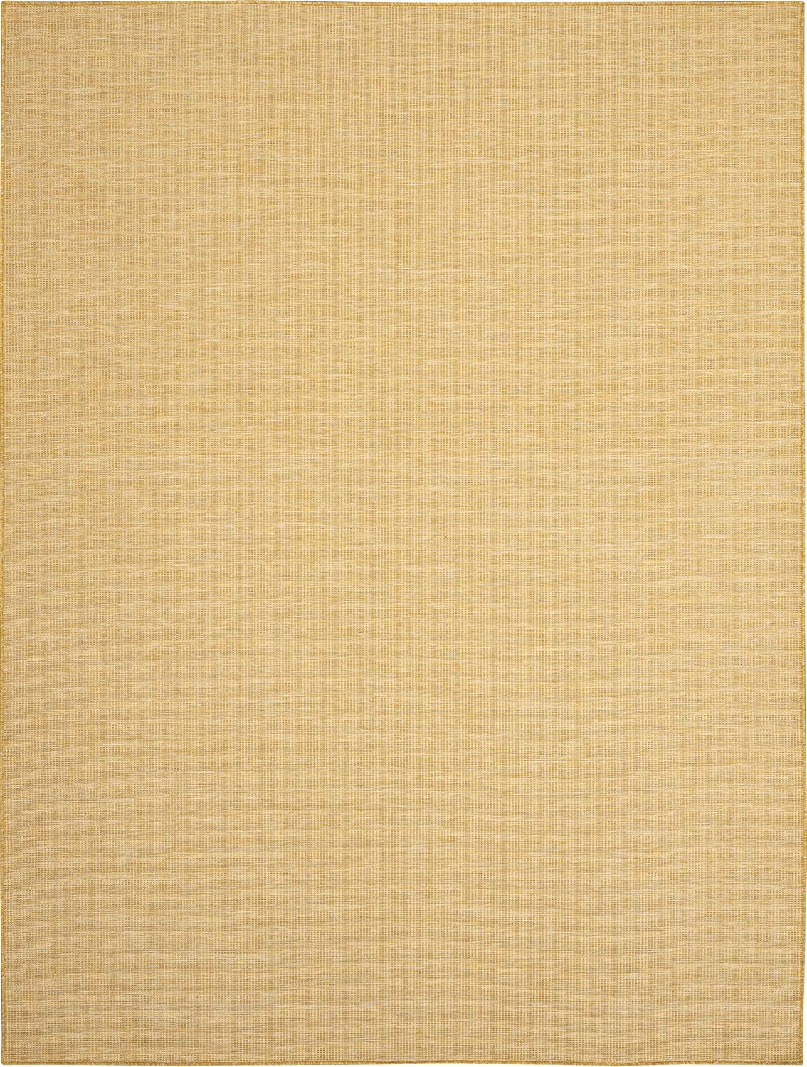Positano Yellow 8' x 10' Area Rug - Easy Clean, Non Shedding, Bed Room, Living Room, Dining Room, Kitchen (8' x 10')