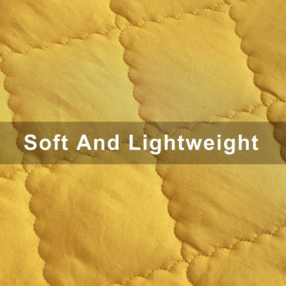 4-Piece Microfiber Toddler Bedding Set, Yellow