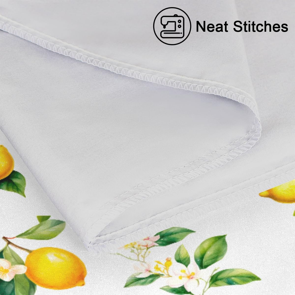 Satin Pillowcase for Hair and Skin Flower Yellow Lemon Soft Slip Cooling Pillow Covers with Hidden Zipper Standard Size Pillow Case for Bed Couch Women Men Kids Girls Boys 20x26in
